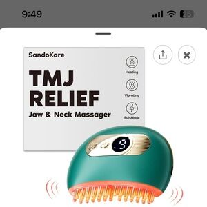 TMJ Relief Jaw & Neck Massager - Teal
